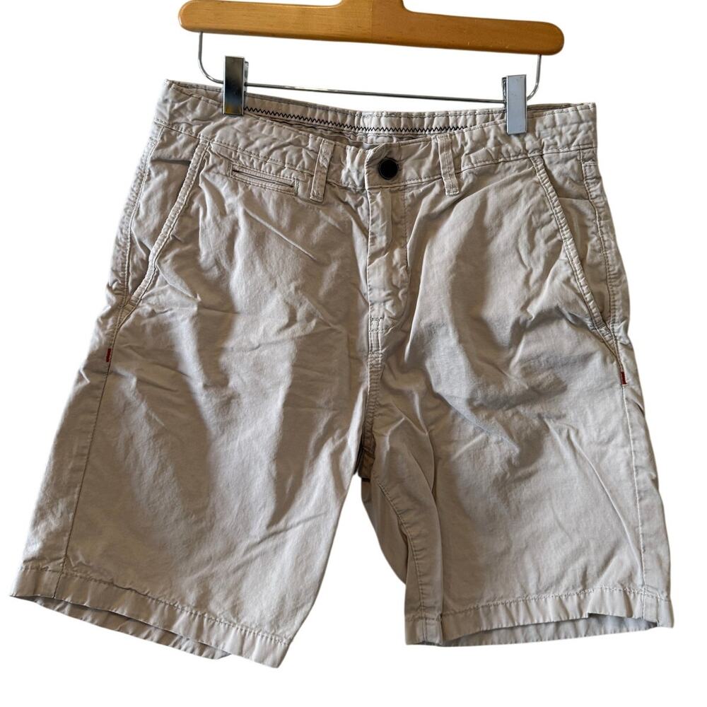 Zara Cotton Twill Shorts Sand 30